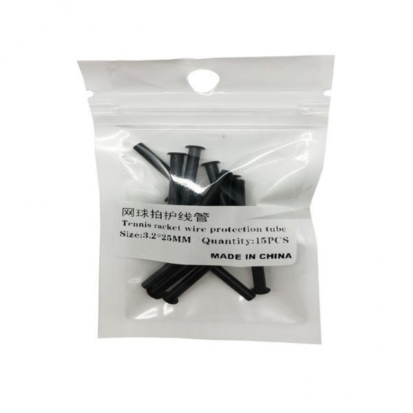 2x 15pcs Tennis Racket Grommets, Universal Racquet Eyelets, Black String Tubes