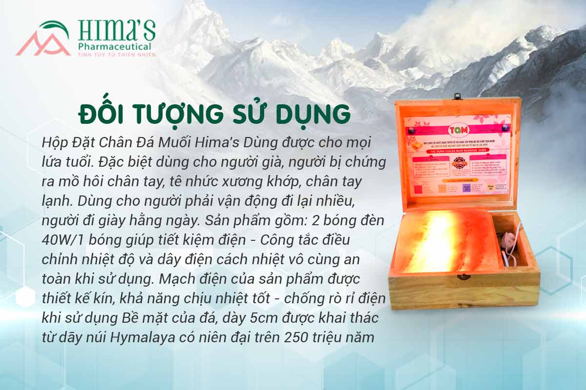 BÀN ĐẶT CHĂN ĐÁ MUỐI HIMALAYA HIMA`S HỖ TRỢ TÊ BÌ XƯƠNG KHỚP CHO MỌI GIA ĐÌNH