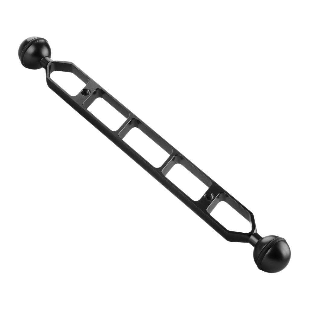 CNC Ball Head Butterfly Clip 11" Light Arm for Camera Black