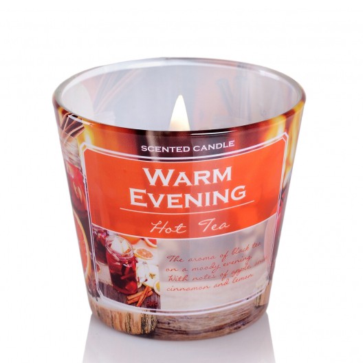 Ly nến thơm tinh dầu Bartek Warm Evening 115g PTT02788 - quế, hồi, cam đỏ (giao mẫu ngẫu nhiên)