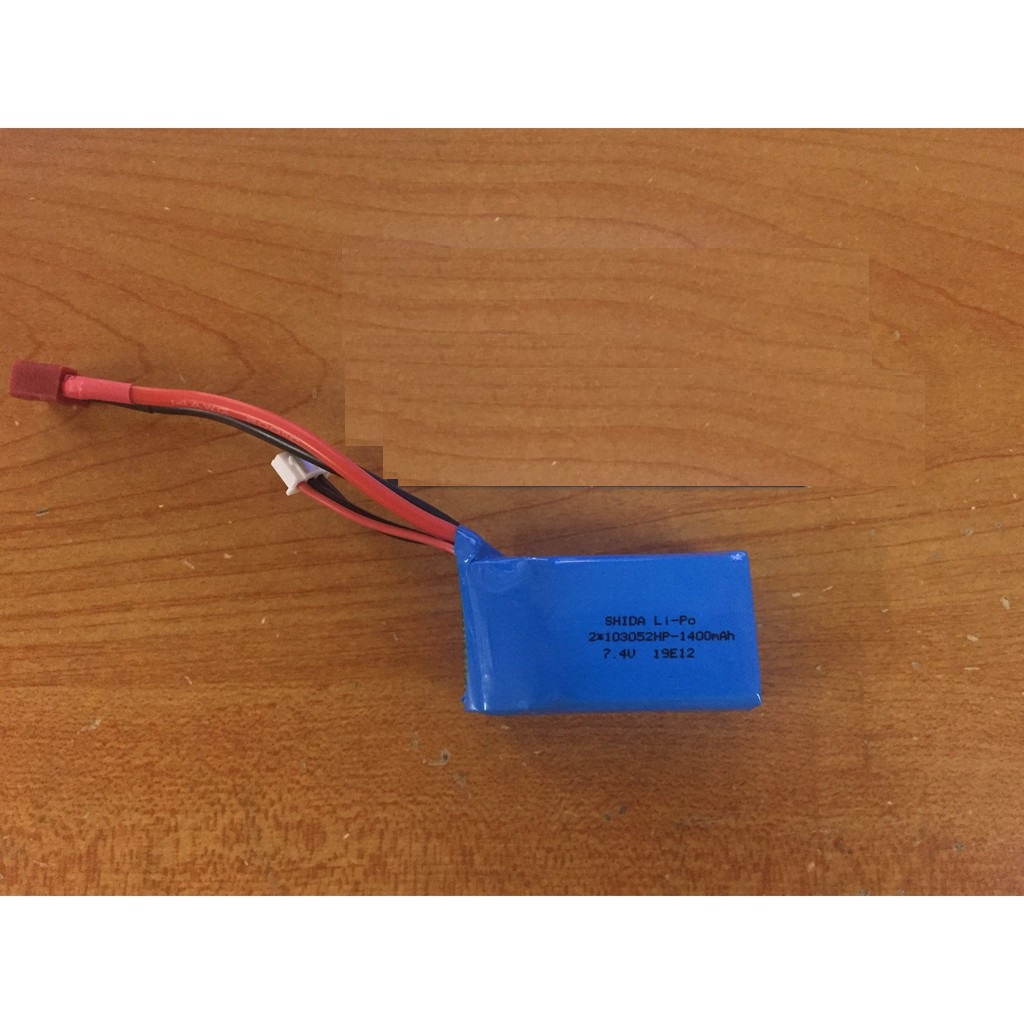 Pin sạc 2s 7.4V dung lượng 1400mah cho wltoy A959B A969B A979B