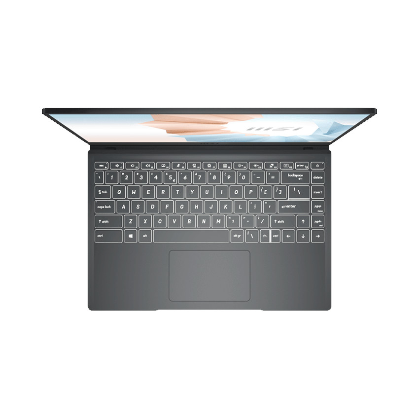 Laptop MSI MODERN 14 B10MW-635VN Gray (Cpu i3-10110U, Ram 8GB, SSD 256GB, UMA, 14 inchFHD, Win 10) - Hàng chính hãng