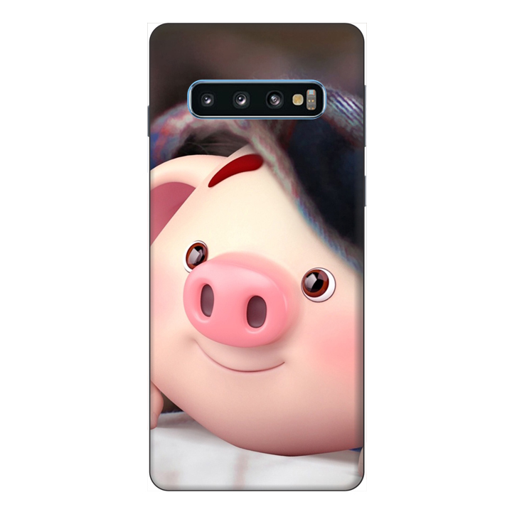 Ốp Lưng Điện Thoại Samsung S10 Heo Con Đòi Quà