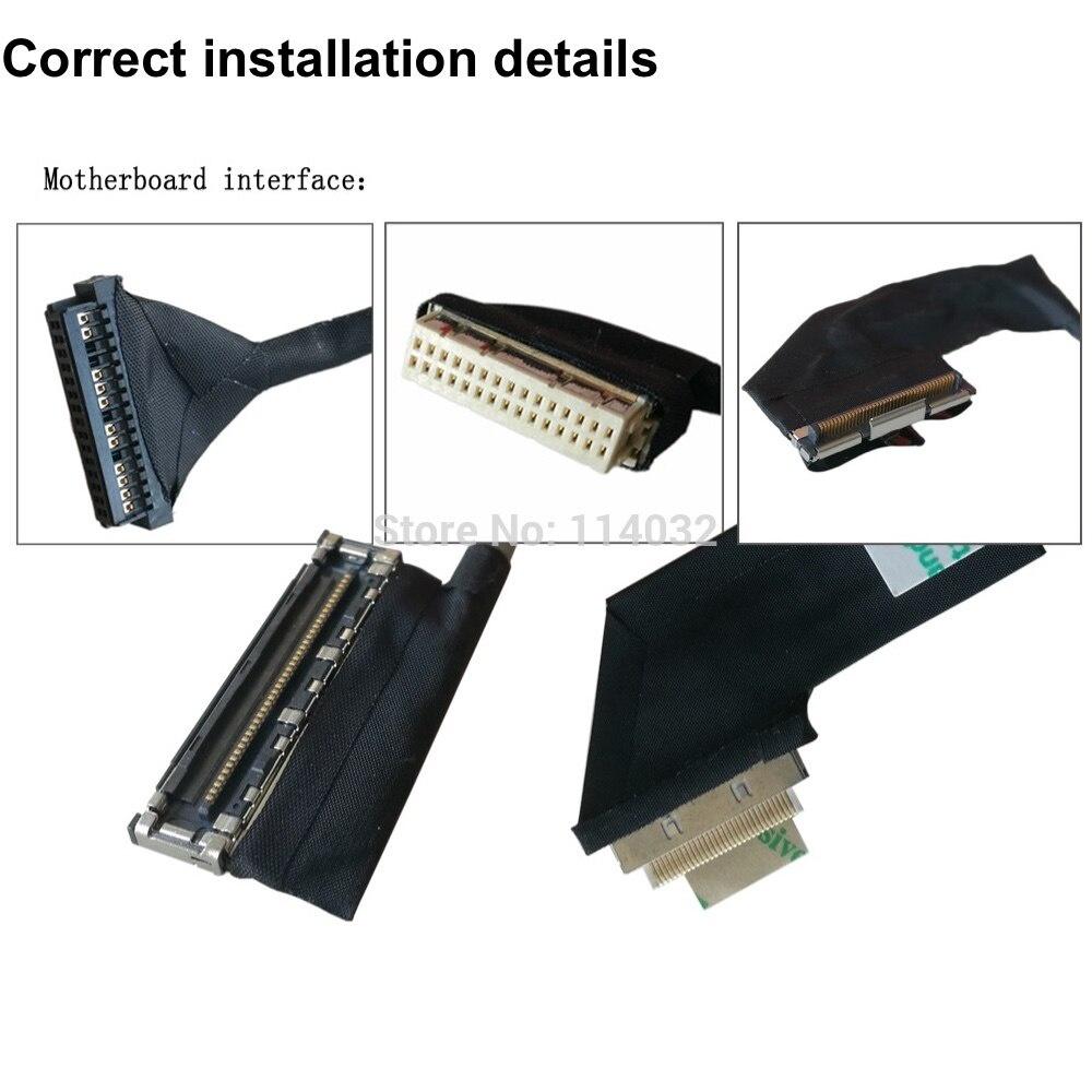 Good Computer Cables For DELL Inspiron 13 7368 LCD LVDs Cable 0VFF2J VFF2J CN-0VFF2J 450.07S05.0021 Screen Video Flex Testing