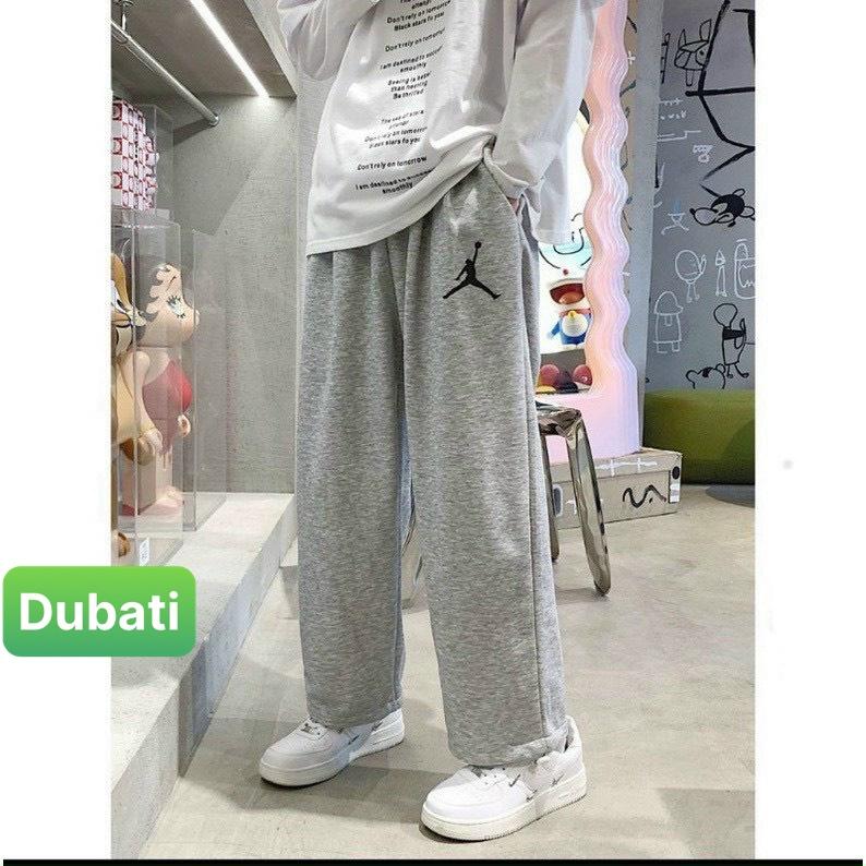 QUẦN JOGGER NAM NỮ UNISEX CHẤT NỈ DÀY DA CÁ ỐNG SUÔNG RỘNG JODAN RÚT DÂY PHONG CÁCH SÀNH ĐIỆU VIP - DUBATI FASHION