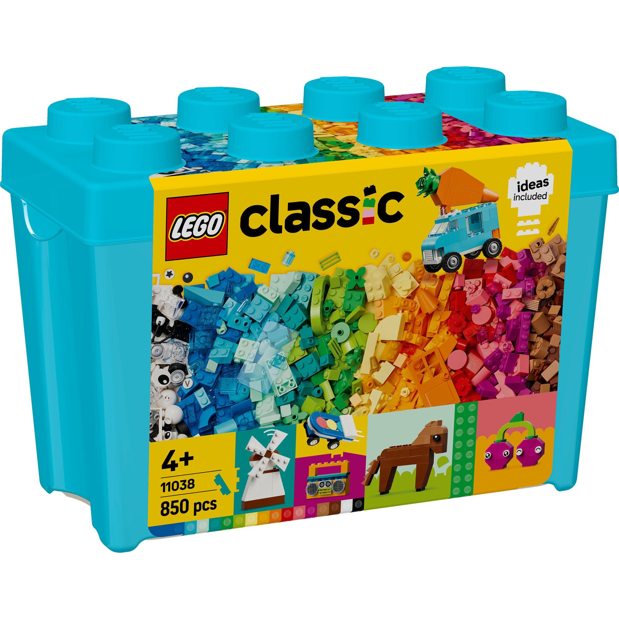 LEGO CLASSIC 11038 Đồ chơi lắp ráp Thùng gạch sáng tạo sống động (850 Chi Tiết)