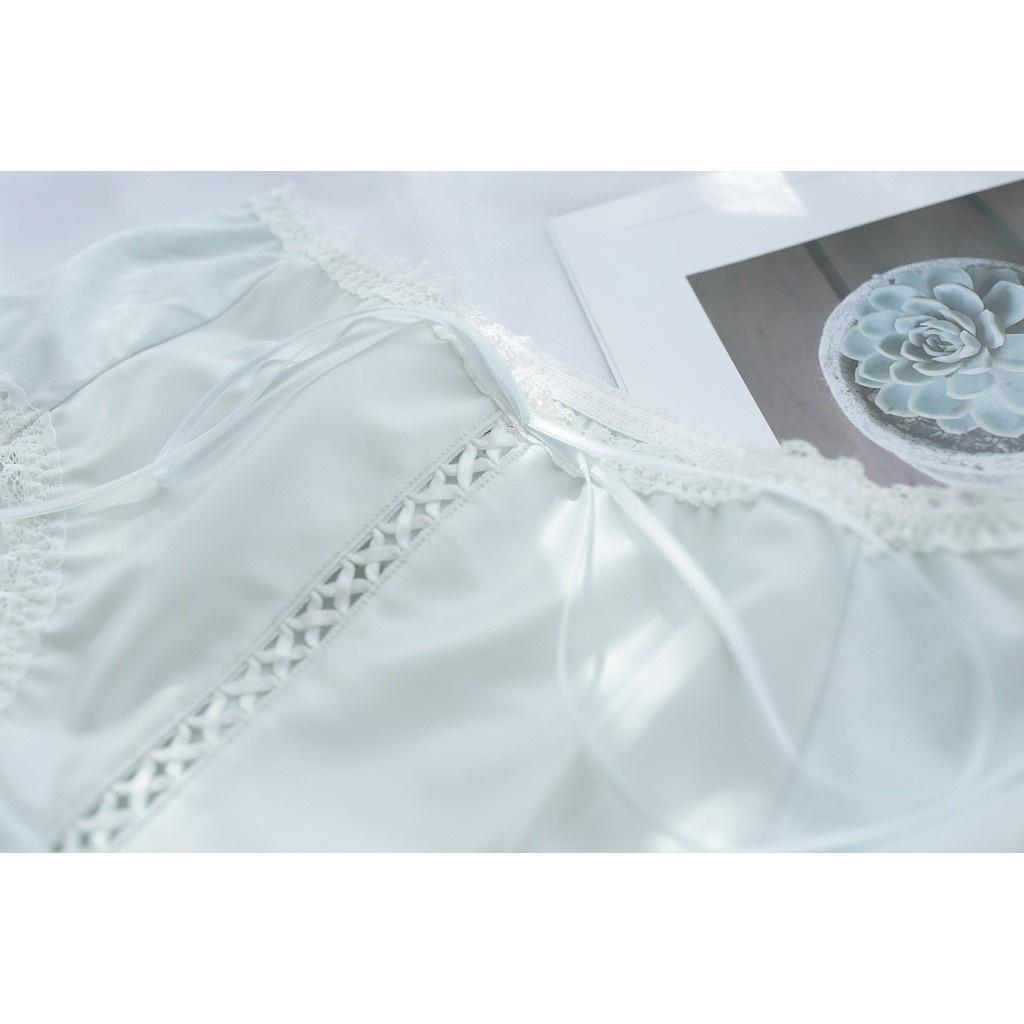 Quần Lót Nữ Cotton Phủ Lụa Satin Ngang Eo Xuất Đông Âu Hàng Loại Đẹp.