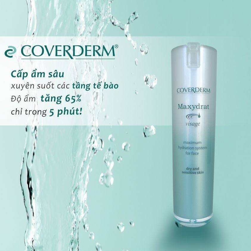 Kem Dưỡng Cấp Ẩm Tối Đa Cho Da Mặt COVERDERM Maxydrat Tăng Cường Độ Ẩm Cho Da, Phục Hồi Hàng Rào Bảo Vệ Da Dung Tích 30ml