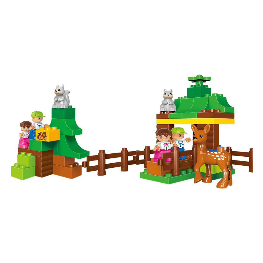 Bộ lắp ghép Gorock 1001 - Vườn thú vui nhộn