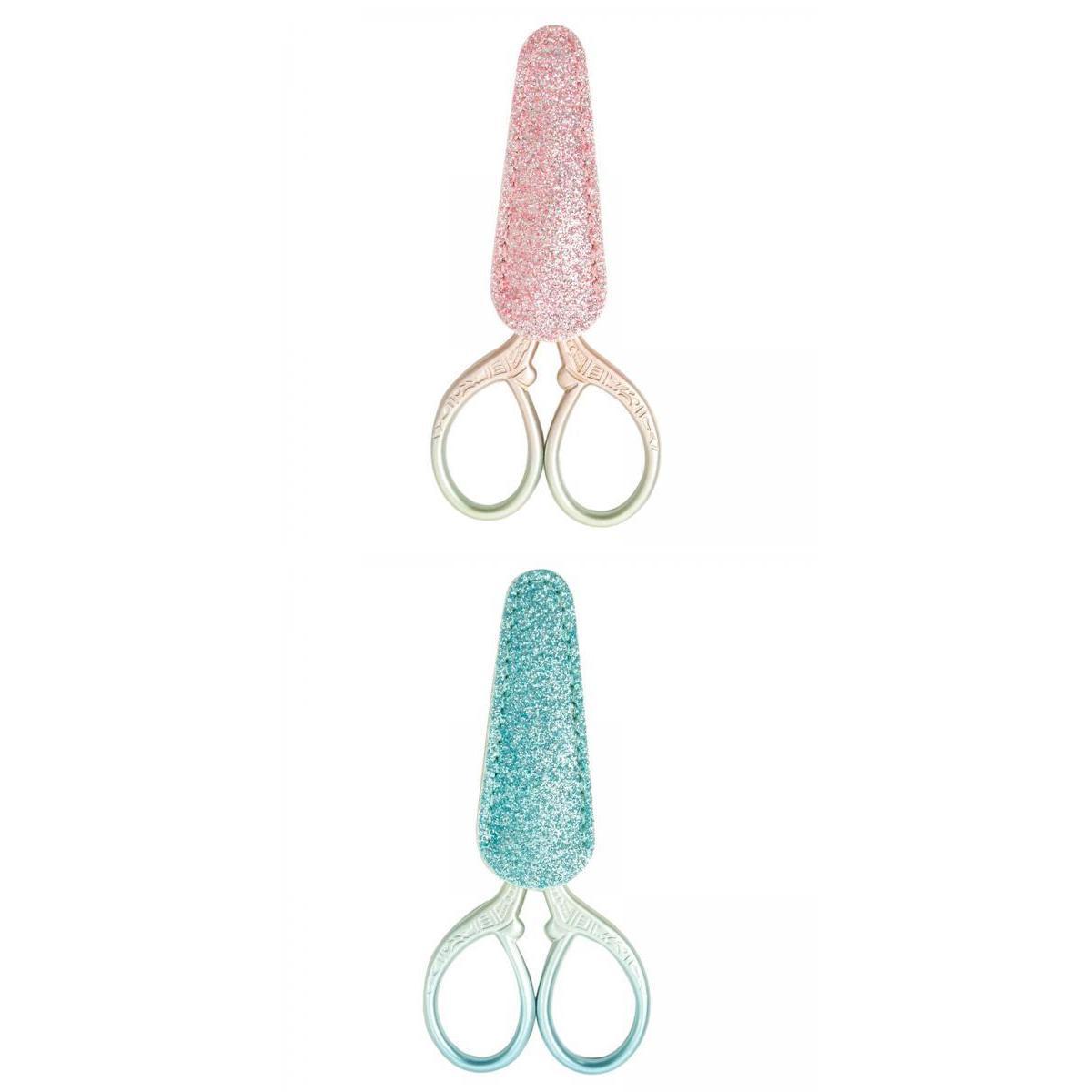 2Pcs Embroidery Scissors with Cover Cross Stitch DIY Sewing Tool Scissor