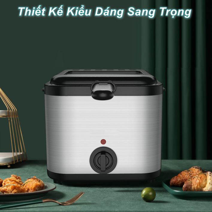 Bếp chiên nhúng dầu JD-8041 chuyên dụng cho gia đình