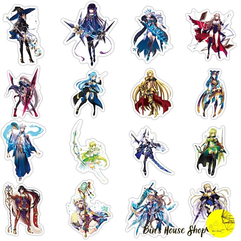 Bộ Sticker - Miến Dán Siêu Kute - Miến Dán Họa Tiết Nhận Vật Anime cực ngầu