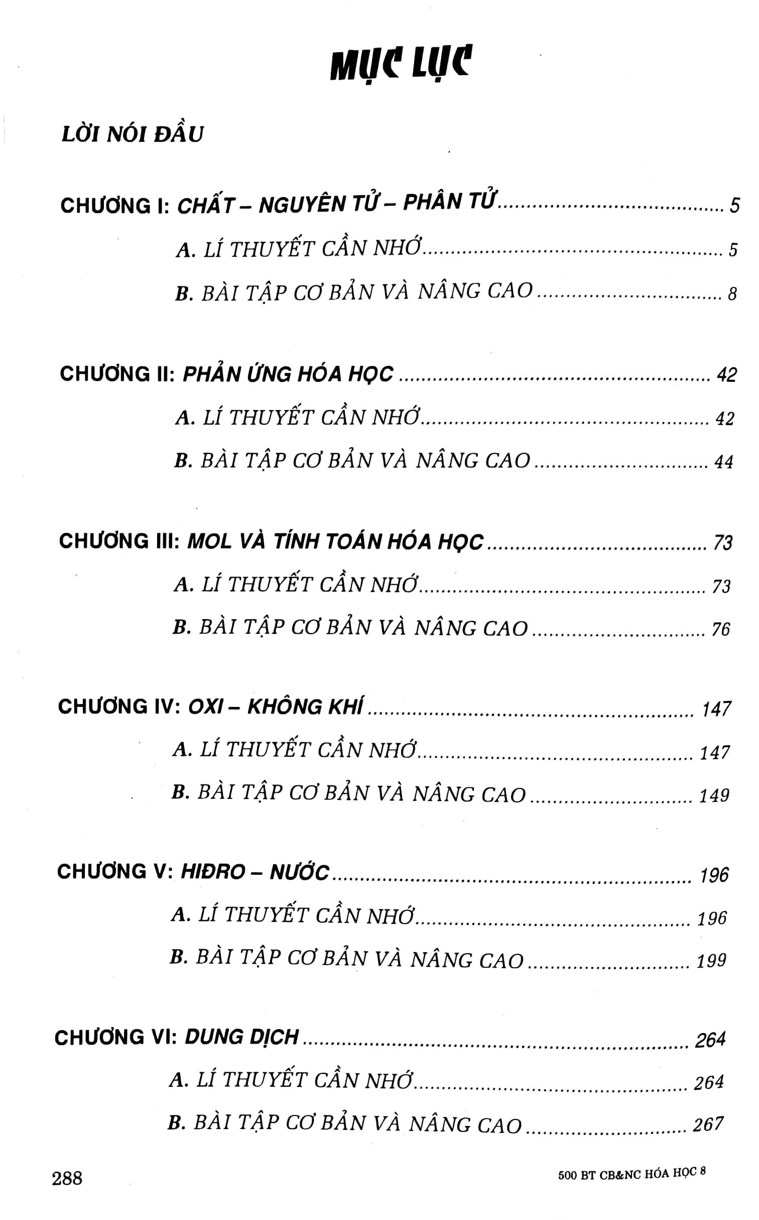 500 Bài Tập Cơ Bản Và Nâng Cao Hóa Học 8 (Biên Soạn Theo Chương Trình Giáo Dục Phổ Thông Mới) (Tái Bản 2023)