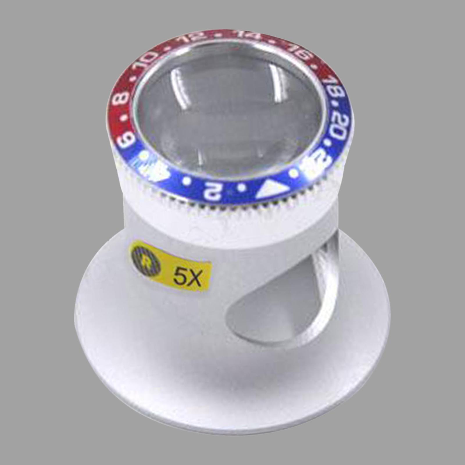 Loupe Eyeglass Magnifiers Watchmakers Repairs Tool - 5X, 10X, 20X Magnification Jeweller’s Watchmaker Eye Loupe Magnifying Glass