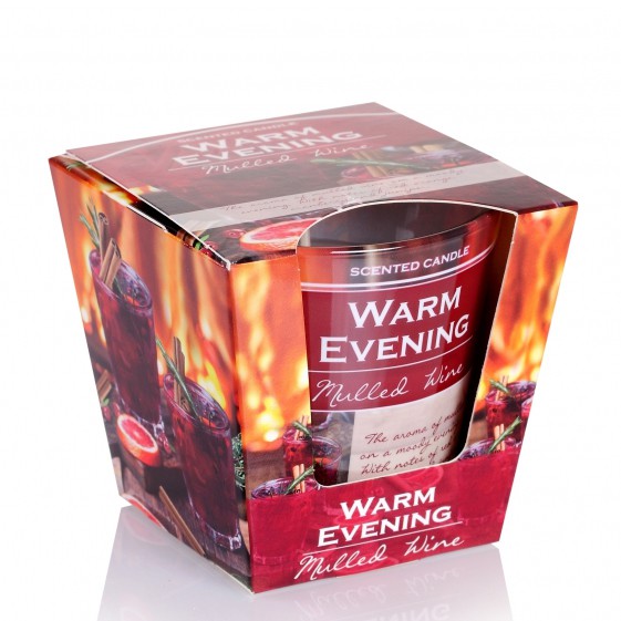 Ly nến thơm tinh dầu Bartek Warm Evening 115g PTT02788 - quế, hồi, cam đỏ (giao mẫu ngẫu nhiên)