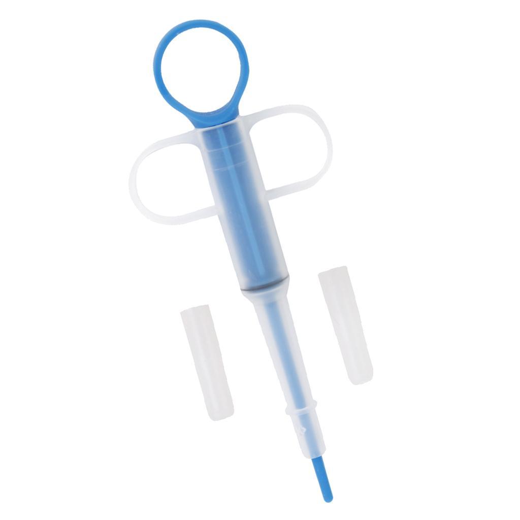 4xPet Dog Cat Capsule Tablet Pill Gun Piller Pusher Syringe Doser Blue