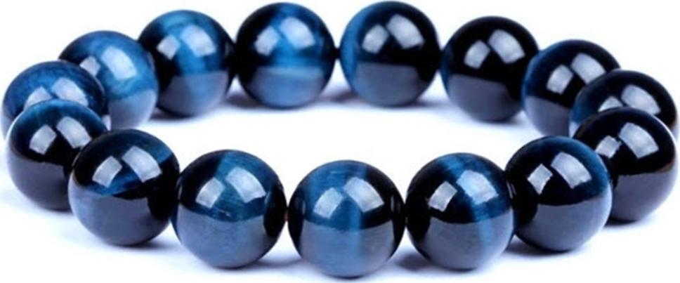 Vòng Tay Chuổi Hạt Opal Mắt Hổ Xanh Tự Nhiên 13MM