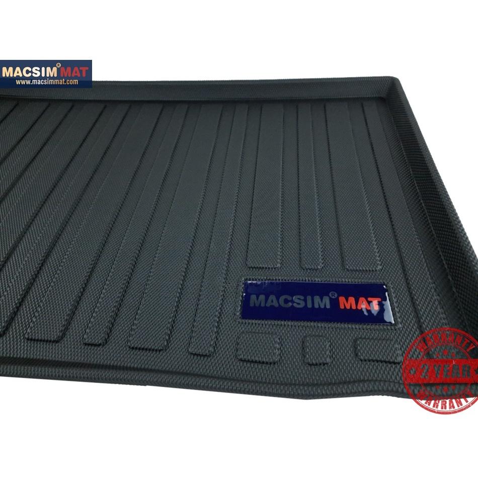 Thảm lót cốp xe ô tô Toyota Wigo 2016-đến nay nhãn hiệu Macsim chất liệu TPV hàng loại 2