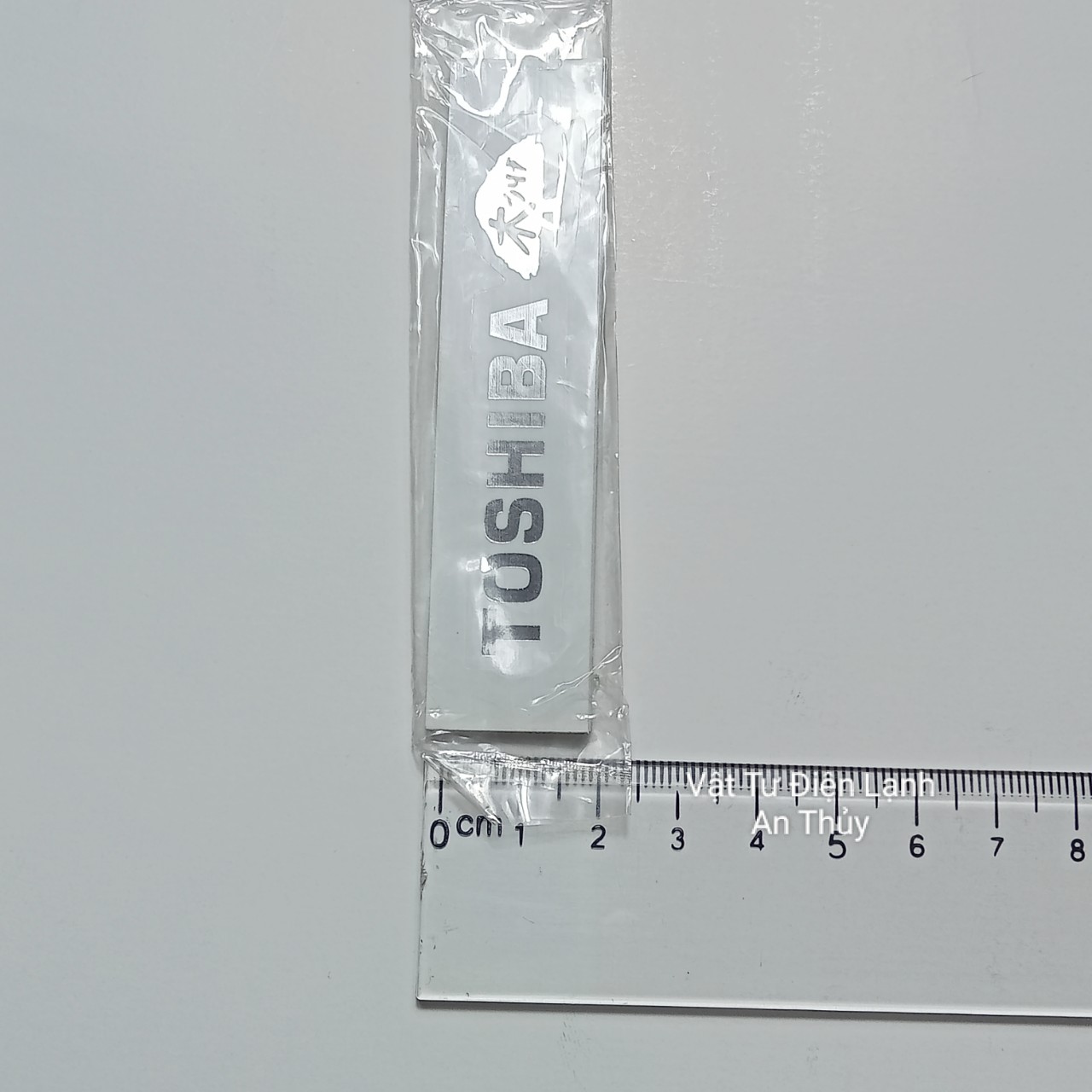 Combo 10 tem cho TOSHIBA dán đầu lạnh chữ bạc - Tem dán mặt lạnh điều hòa - Tem dán mặt lạnh máy lạnh - Tem decan điều hòa