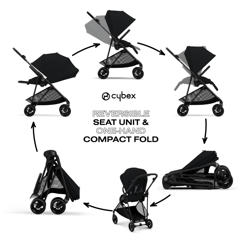 XE ĐẨY GẤP GỌN CYBEX MELIO 3 - Frame Carbon