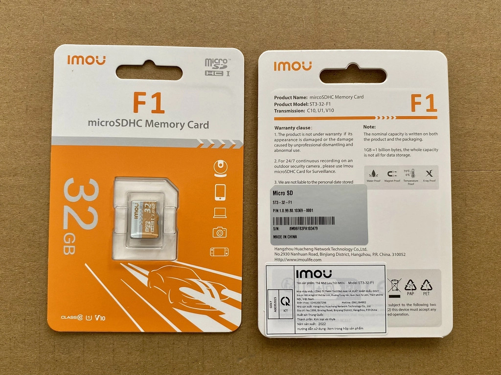 Thẻ nhớ 32GB IMOU (6 năm | Full vat) - Hàng Chính Hãng