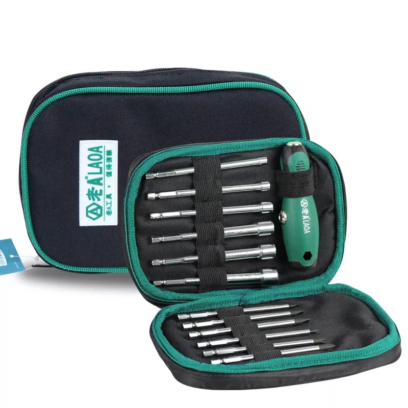 Bộ tua vit 12 trong 1 LAOA LA615012 đa năng, thép Cr-V chất lượng cao, hàng chính hãng