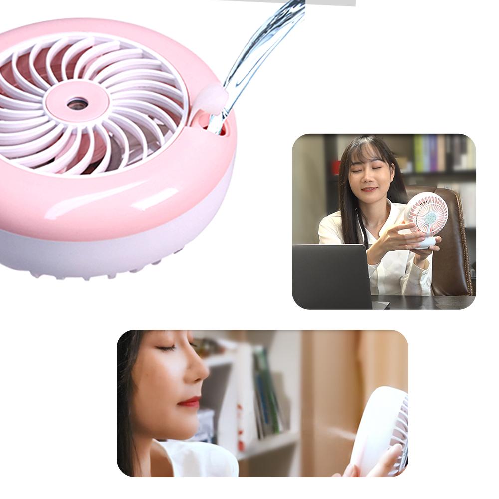 Quạt mini tích điện cầm tay nhỏ gọn 3 chế độ