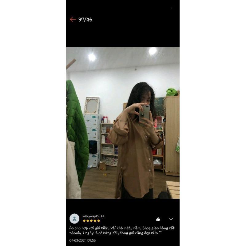 Sơ mi lệch tà ulzzang xinh xắn ( ẢNH THẬT + VIDEO )