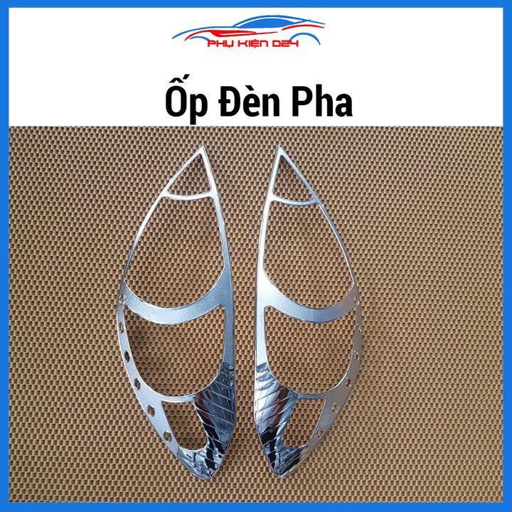 Ốp viền đèn pha hậu Innova 2009-2010-2011 mạ crom, ốp đèn lắp trước sau trang trí bảo vệ xe hơi