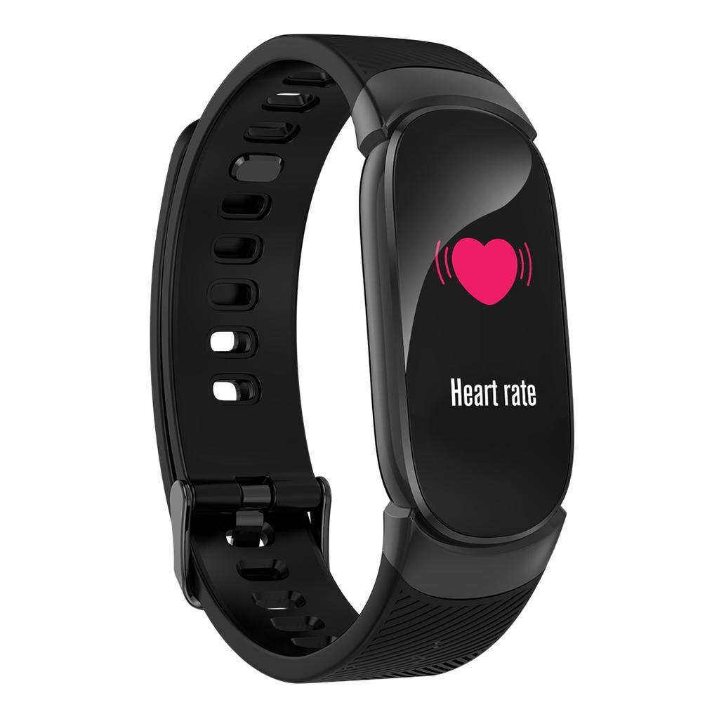QW16 IP67 Waterproof Sport tooth 4.0 Colorful TPU Smart Bracelet Watch Blue