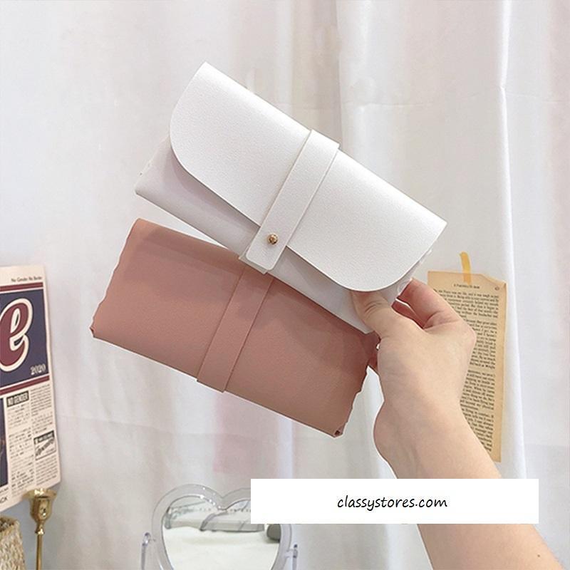 Túi đựng mắt kính, điện thoại thời trang màu trơn, chống sốc, chống trầy xướt PK1262