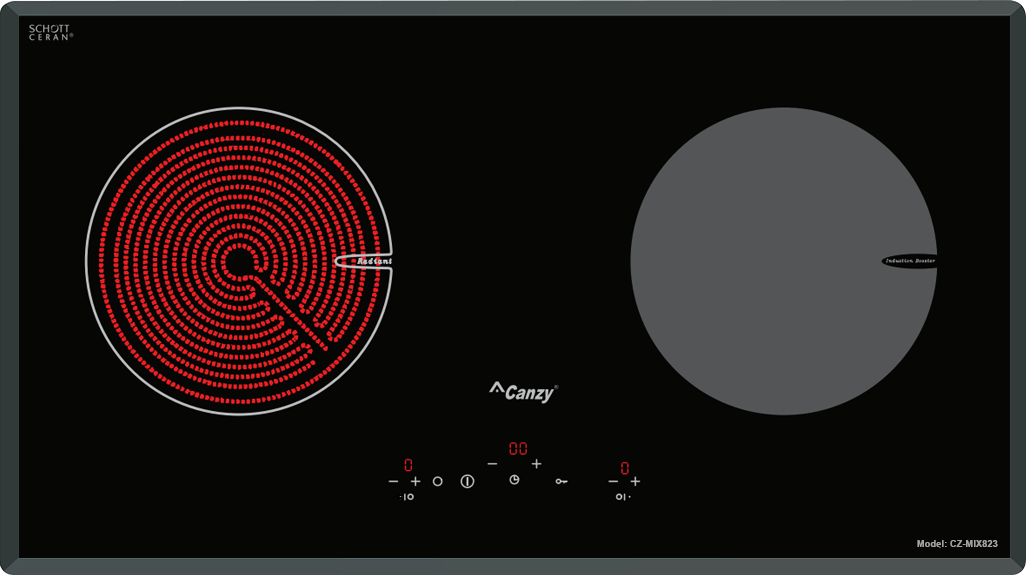 Bếp điện kết hợp Canzy CZ MIX823 - Hàng chính hãng