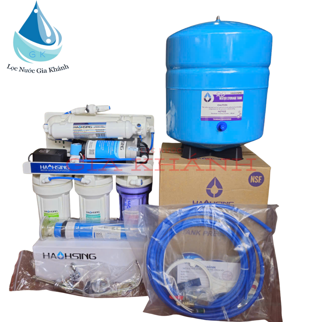 Máy lọc nước RO Haohisng 5 cấp lọc không vỏ tủ hàng chính hãng Haohsing