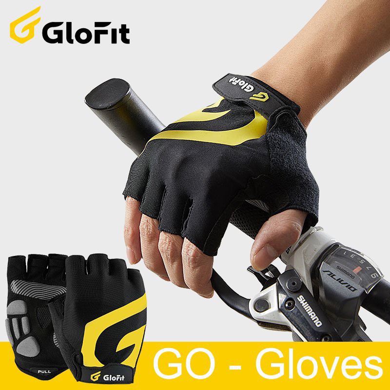 Găng Tay Chạy Xe Đạp Chuyên Nghiệp Glofit Go - Gloves Yellow