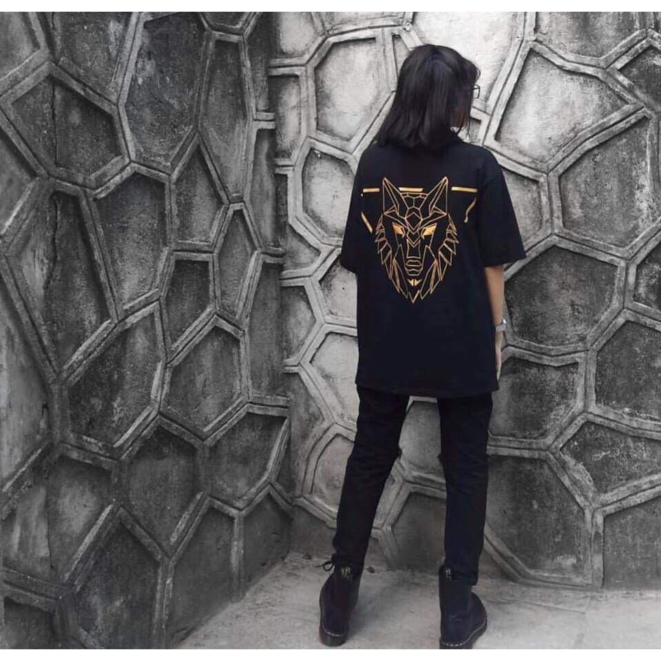 Áo thun tay lỡ vải cotton co giãn