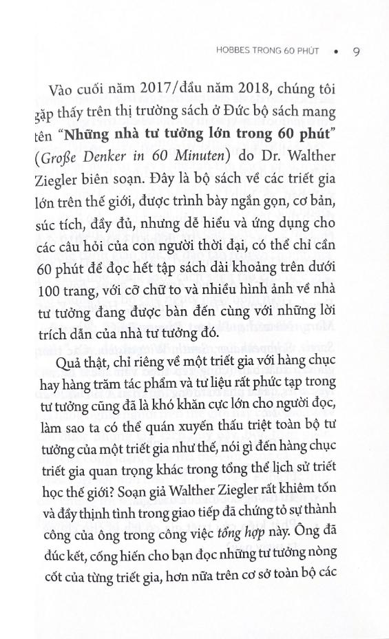 Những Nhà Tư Tưởng Lớn - Hobbes