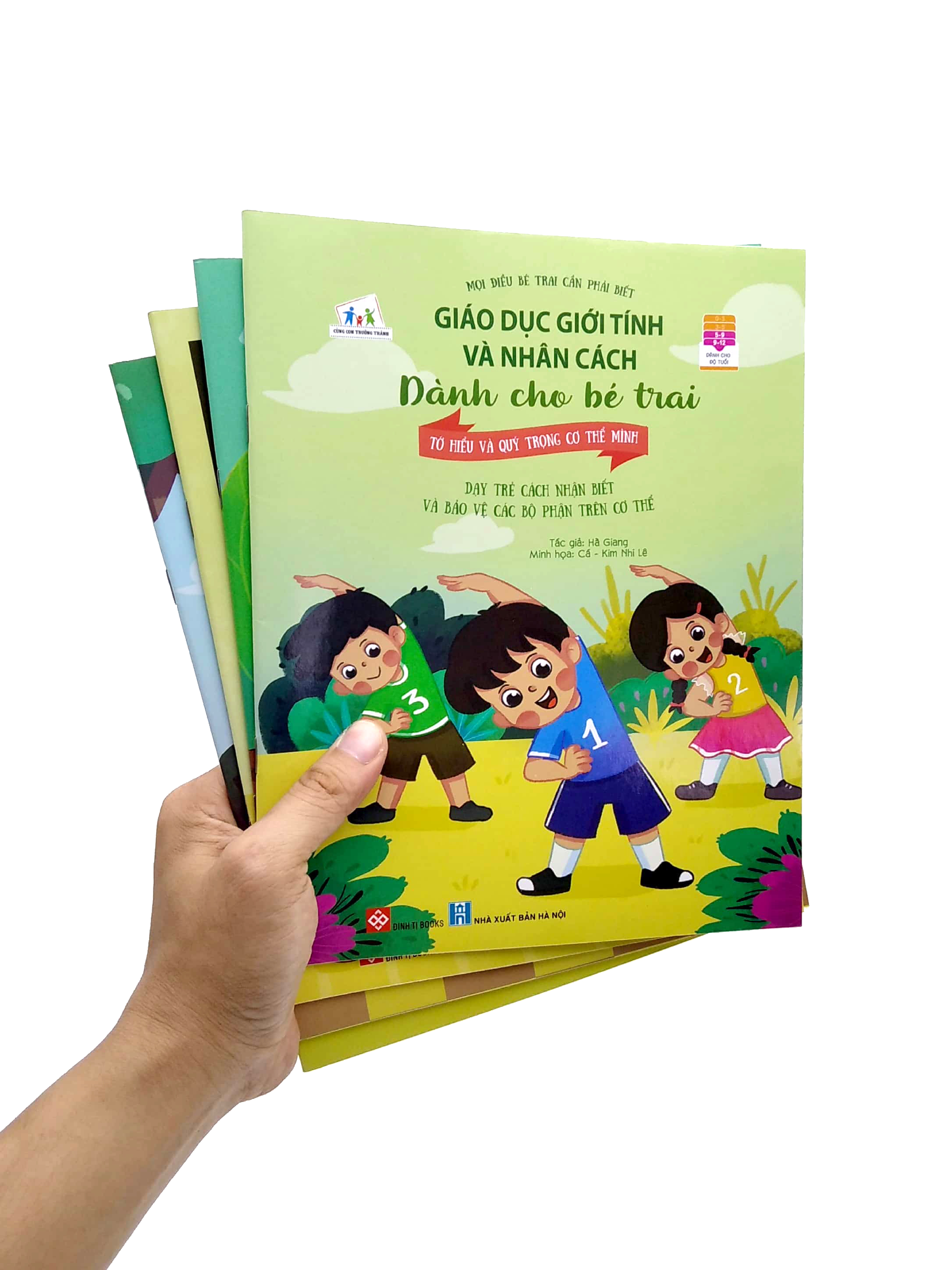 Bộ 4 Cuốn Giáo Dục Giới Tính Và Nhân Cách Dành Cho Bé Trai )