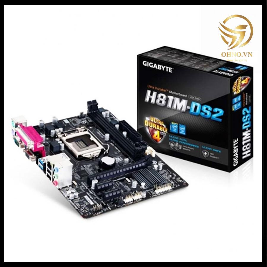 Main Máy Tính Bo Mạch Chủ Gigabyte H81 Renew MainBoard Linh Kiện Điện Tử Cho Máy Tính PC hàng chính hãng