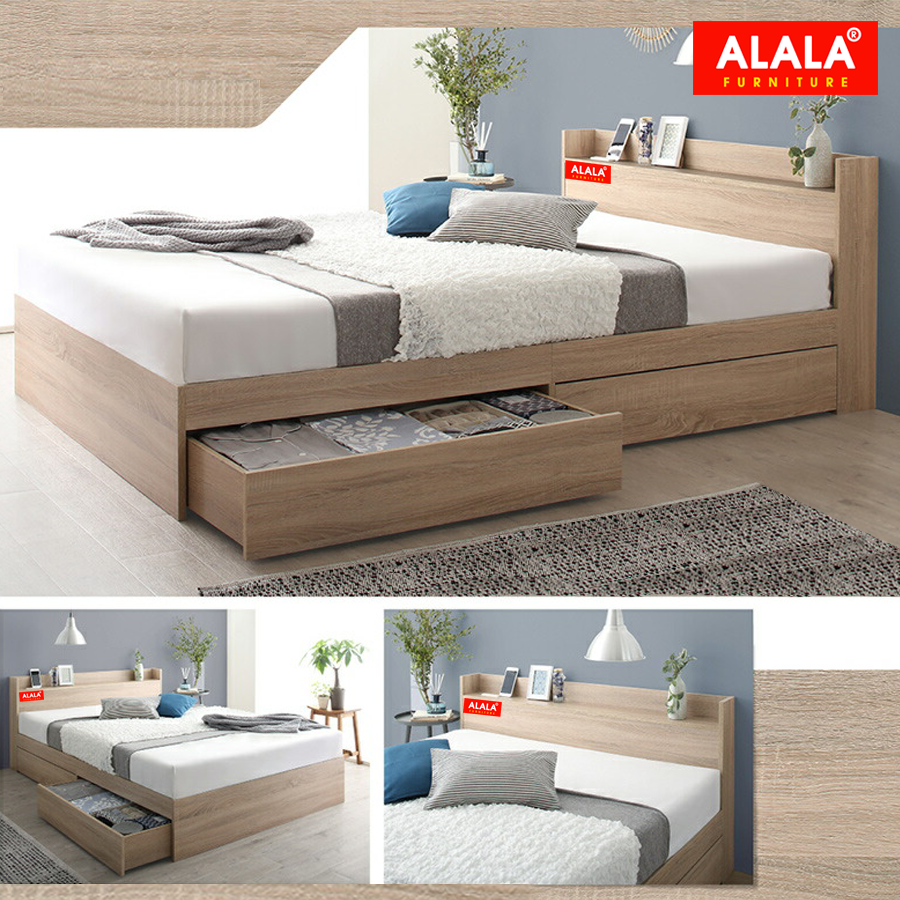 Giường ngủ ALALA37 gỗ cao cấp - Thương hiệu ALALA