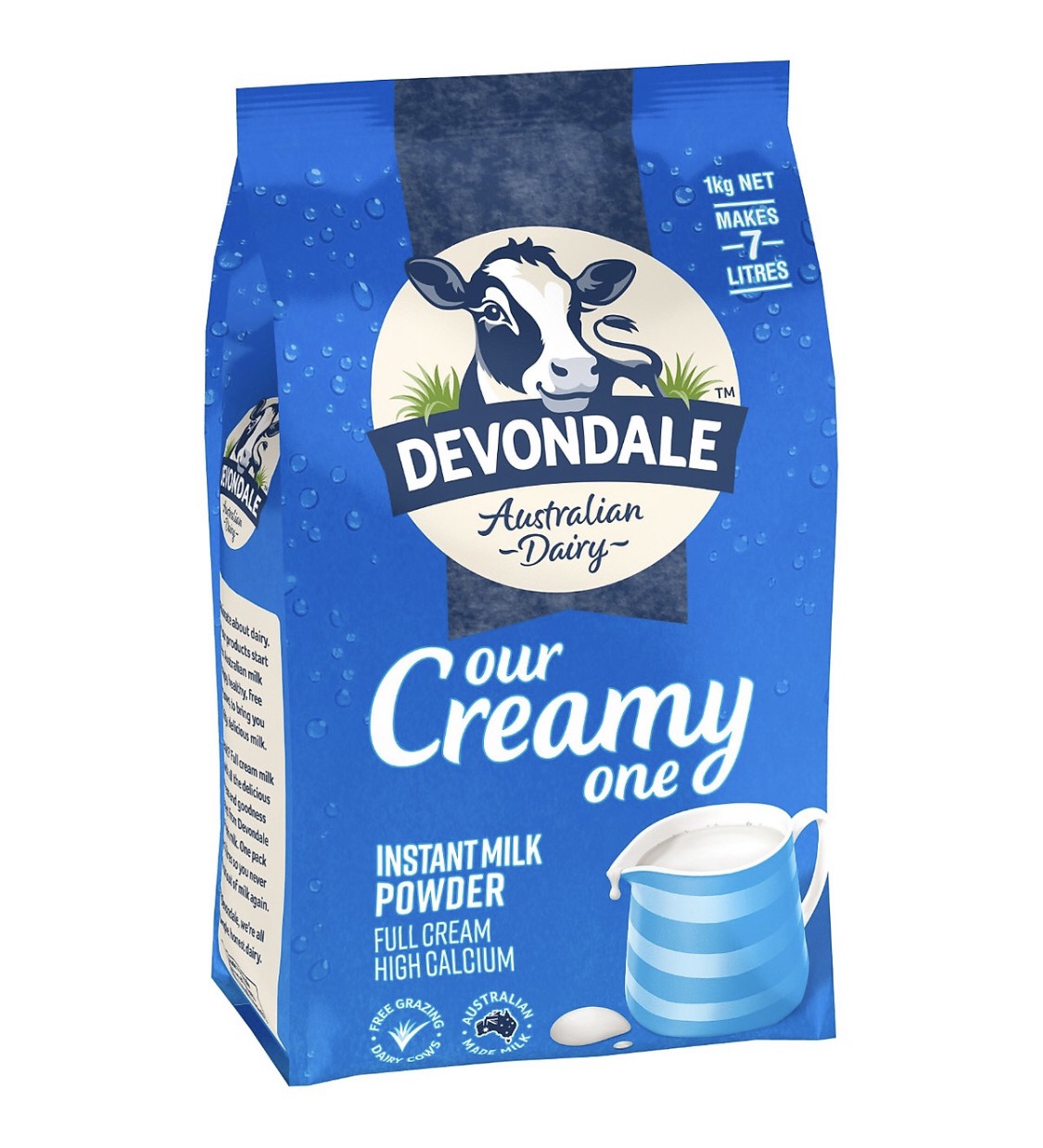 Sữa Bột Devondale Nguyên Kem 1kg - Nhập Khẩu Úc