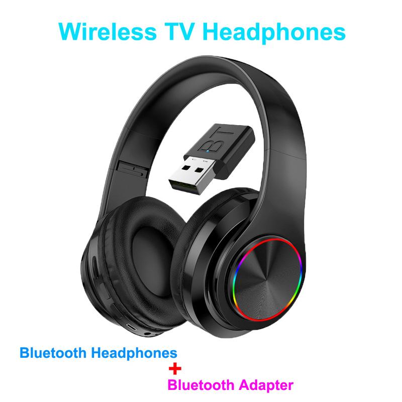 Truyền Hình Mới Tai Nghe Không Dây Gia Đình Tai Nghe Có Micro Máy Tính Tivi PC Miếng Lót Điện Thoại MP3 Tai Nghe Nhạc Hỗ Trợ Đài FM