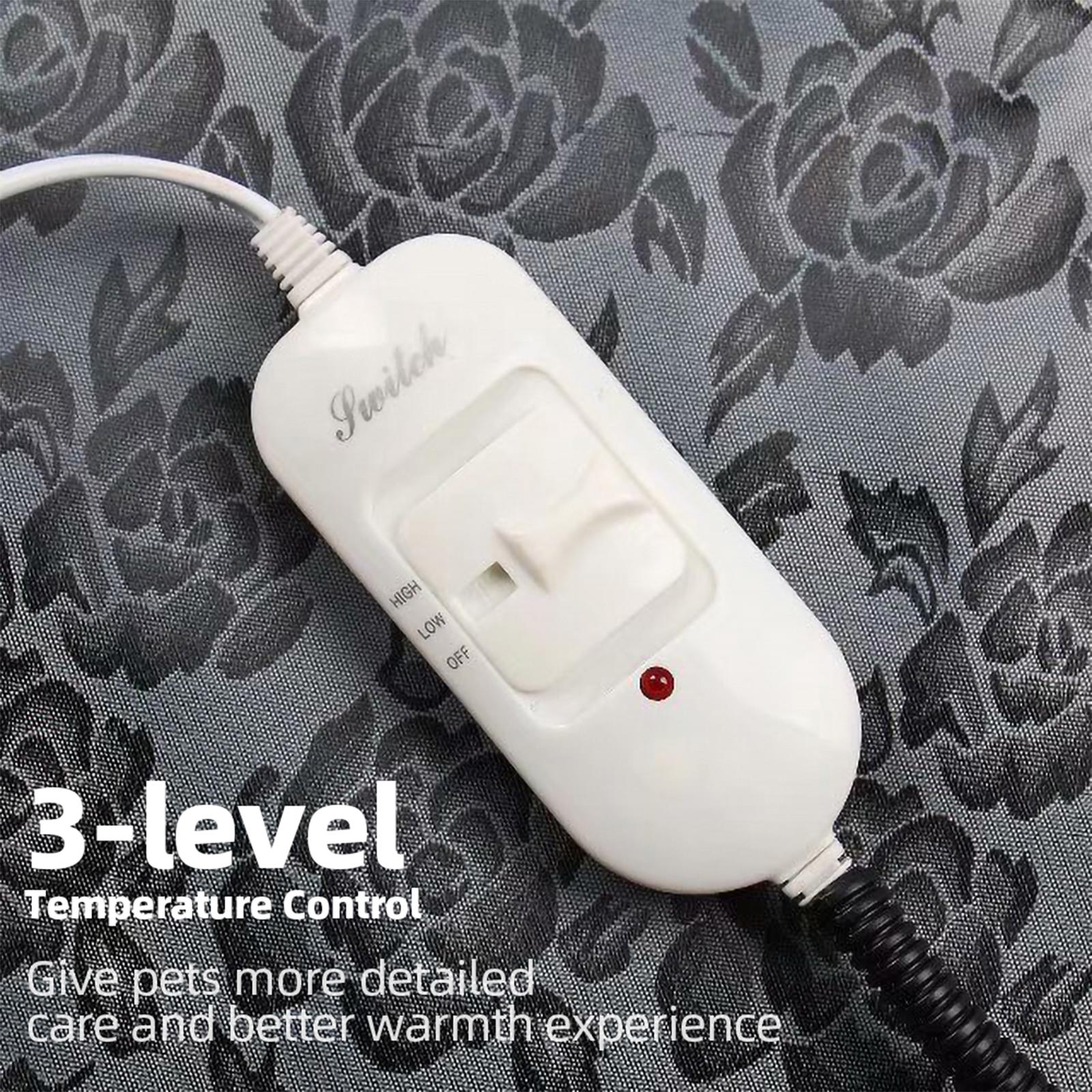 Thảm Lót Sưởi Ấm Không Thấm Nước 45 * 45Cm Cho Thú Cưng