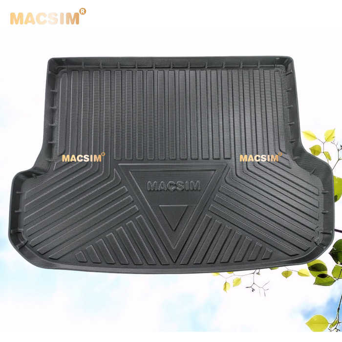 Lót cốp xe ô tô  BMW X6 2009-2016 chất liệu TPV thương hiệu Macsim màu đen