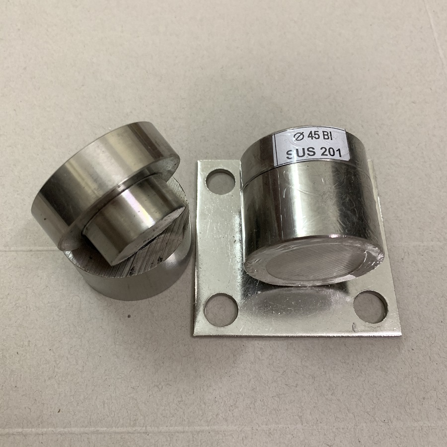 Bản lề cối xoay cửa cổng chịu lực - Chất liệu Inox 201 Ø45  - Dùng cho cửa 1 cánh