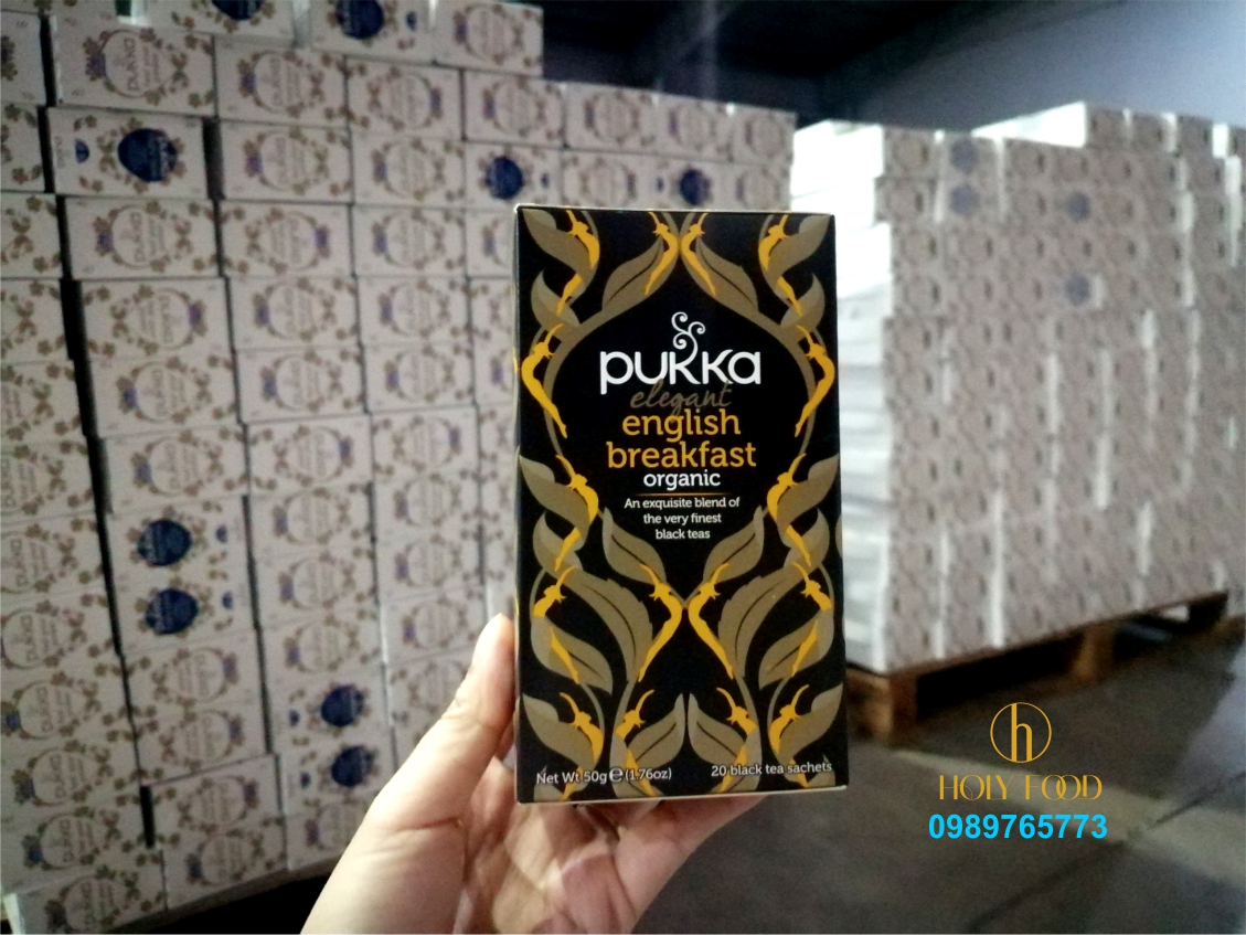 Trà Thảo Mộc Hữu Cơ Organic Pukka English Làm sạch Mát gan Ngủ Ngon Giảm Căng Thẳng Nội địa UK