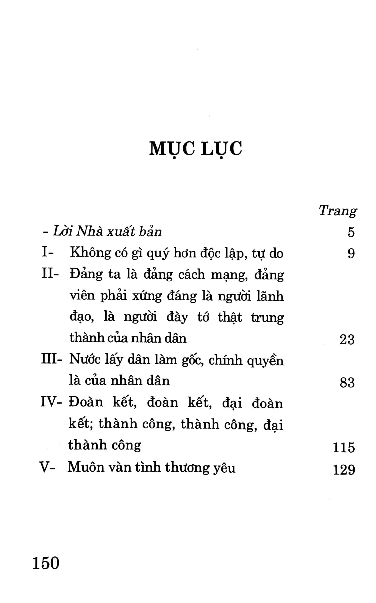 Lời Bác (Xuất Bản Lần Thứ Ba)