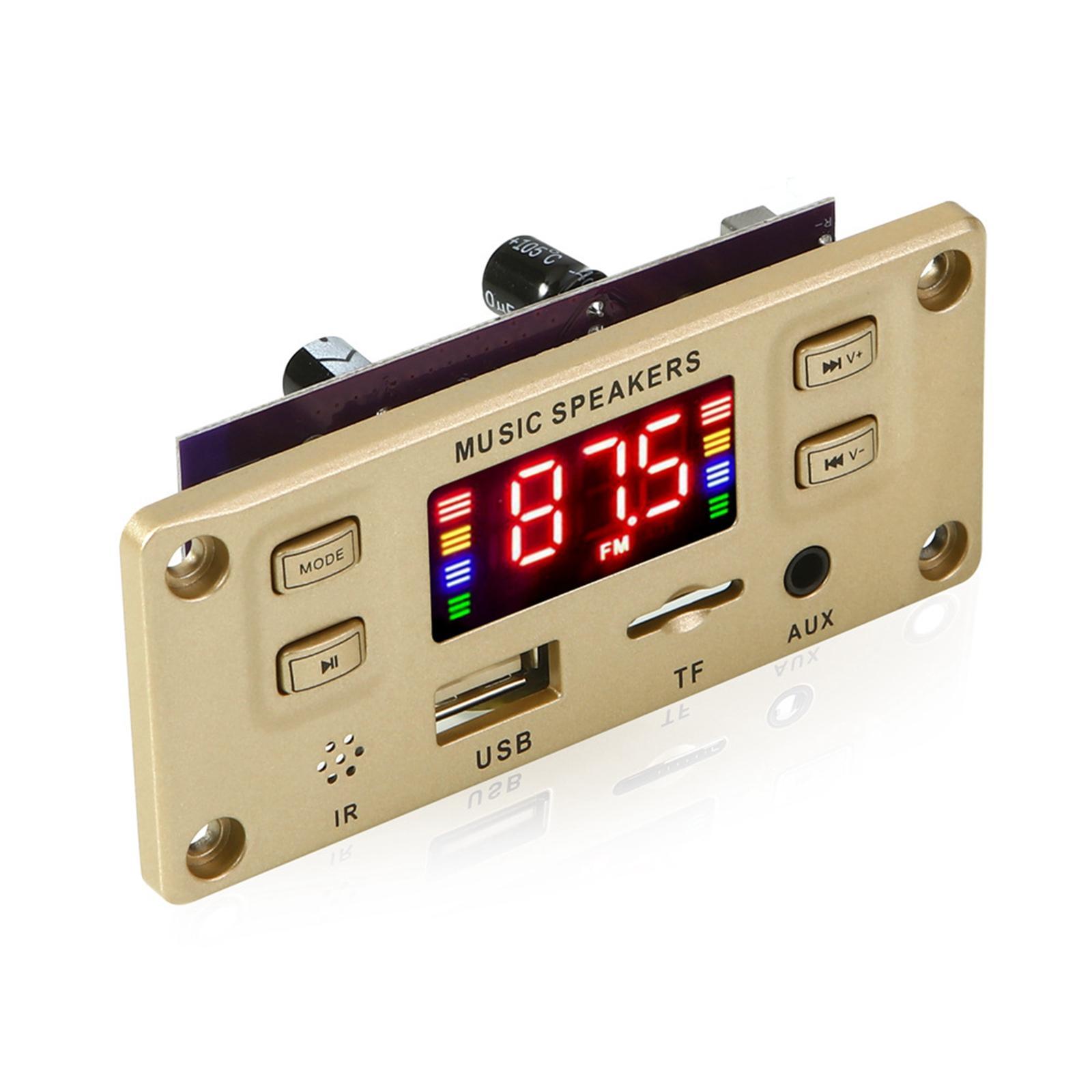 Board 2*50W Support TF/USB DC 8V-24V Car Radio for Car