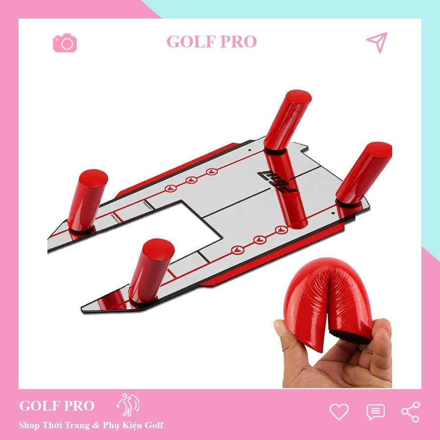 Gương tập Putt Swing golf dụng cụ tập golf tai nhà ngoài trời tiện lợi GM002