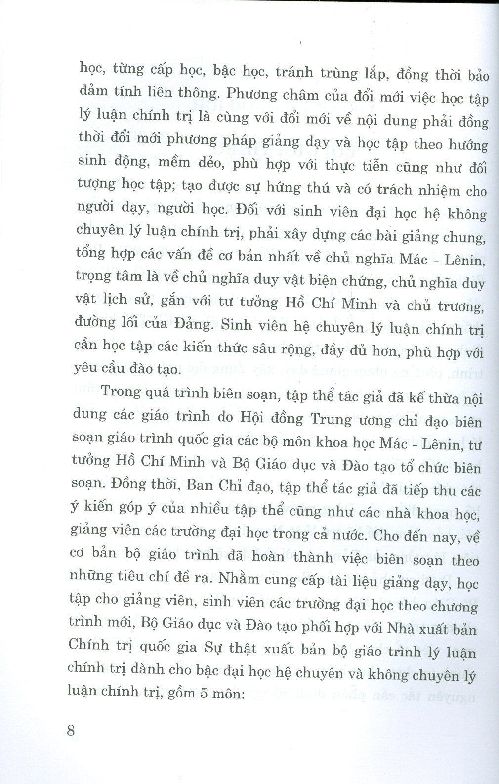 Hình ảnh Giáo Trình Kinh Tế Chính Trị Mác – Lênin (Dành Cho Bậc Đại Học Hệ Chuyên Lý Luận Chính Trị) - Bộ mới năm 2021