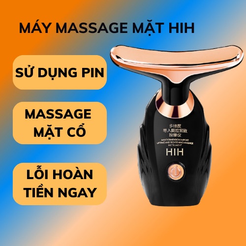 Máy mát xa nâng cơ mặt truyền tinh chất tạo săn chắc toàn diện cơ mặt và cổ mắt massager đa năng